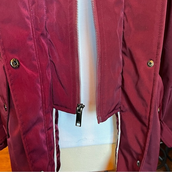 HFX Women’s Jacket size Large Quilted Lining Hooded Water & Wind Resistant FLAW - Picture 11 of 16